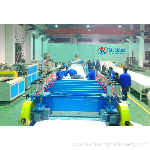 WPC foam sheet extrusion production line